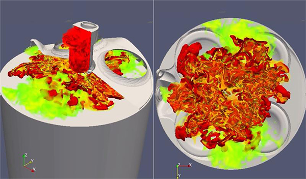 ３次元エンジン燃焼解析ソフトウェア（HINOCA）